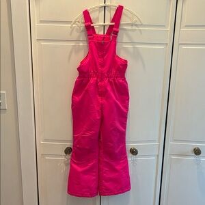 Faded Glory Vibrant Pink Kids Overalls